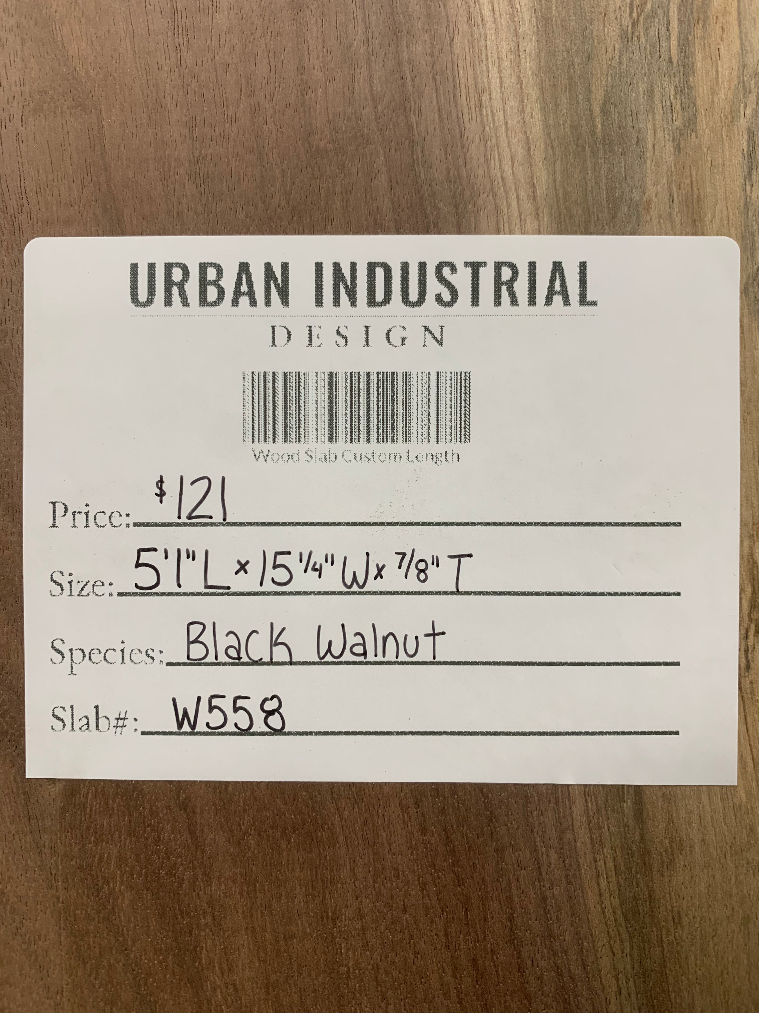 Black Walnut Slab | W558