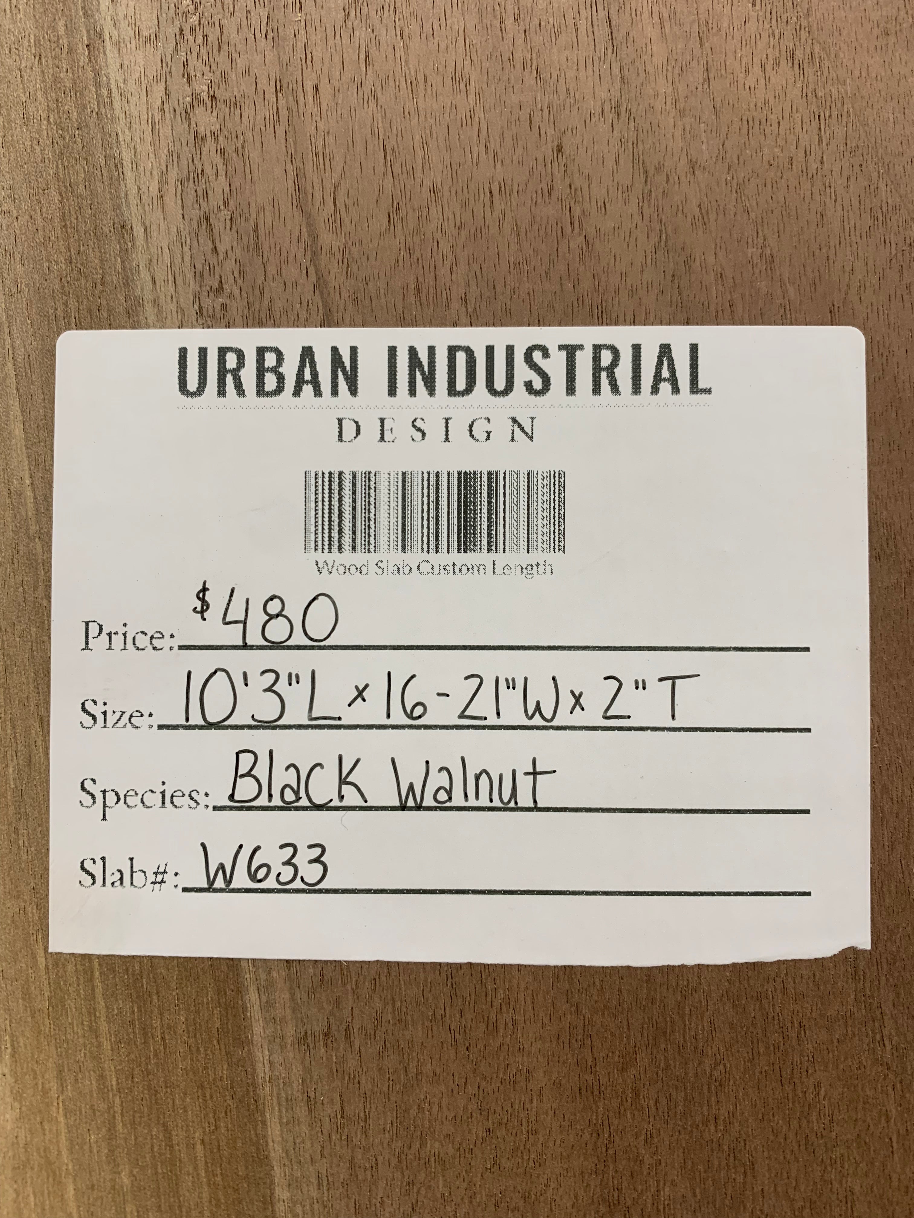 Black Walnut Slab | W633