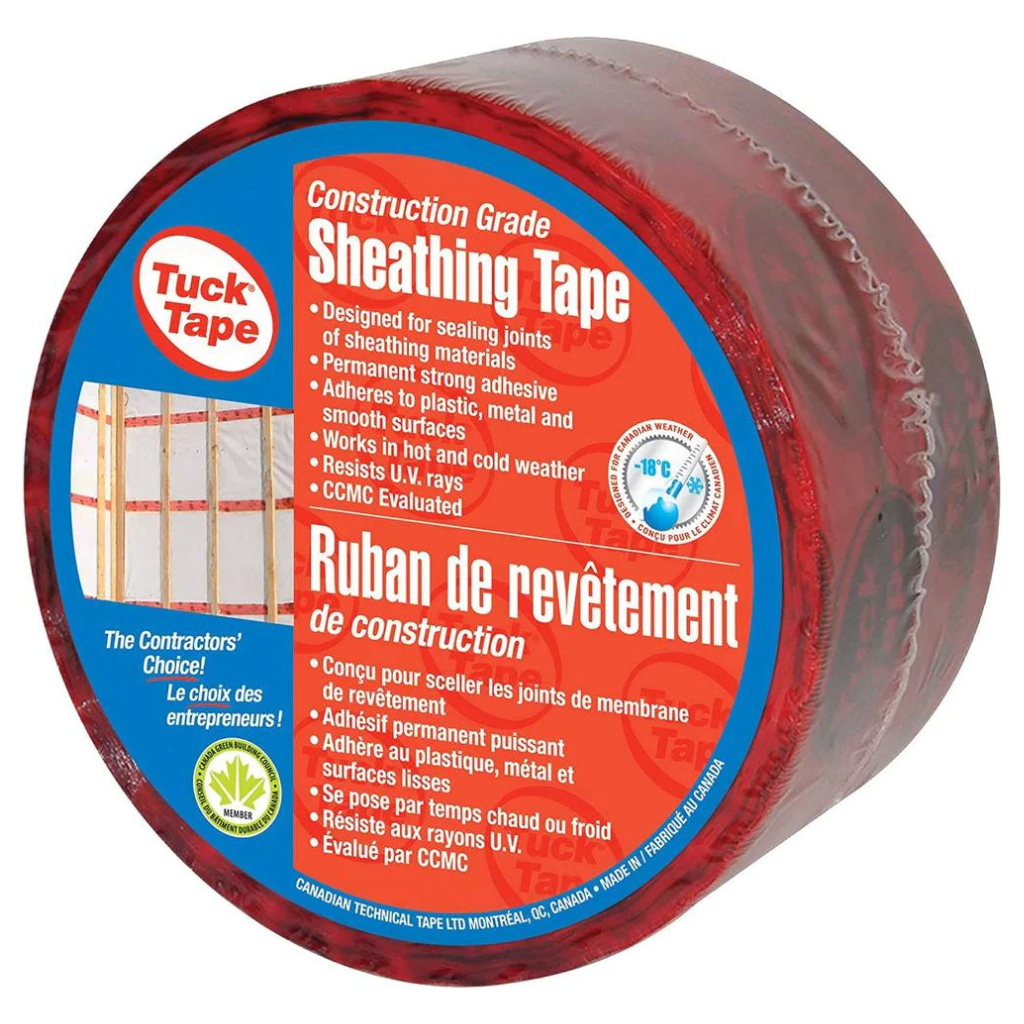 Construction Grade Sheathing Tape by Tuck Tape.