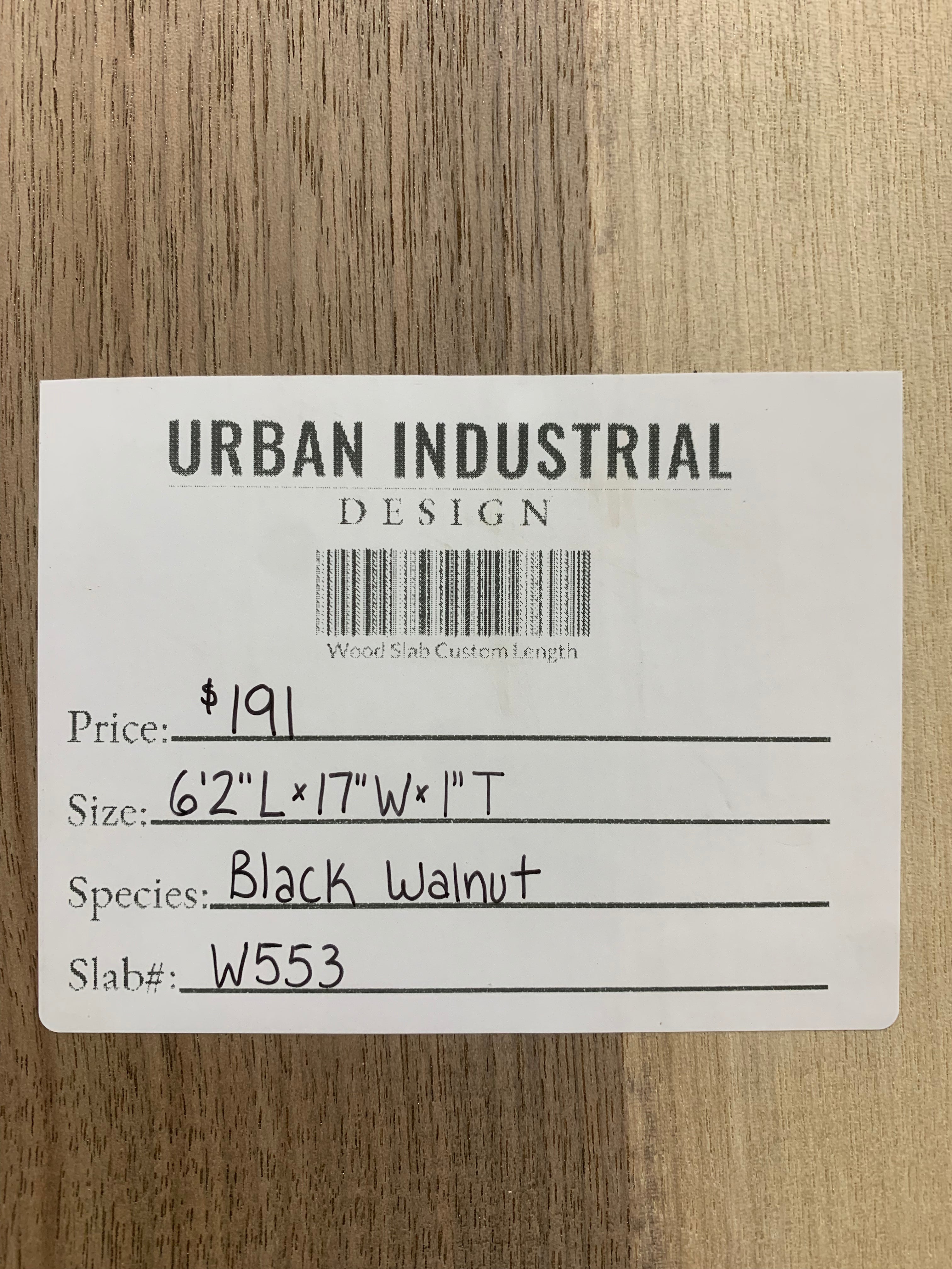 Black Walnut Slab | W553