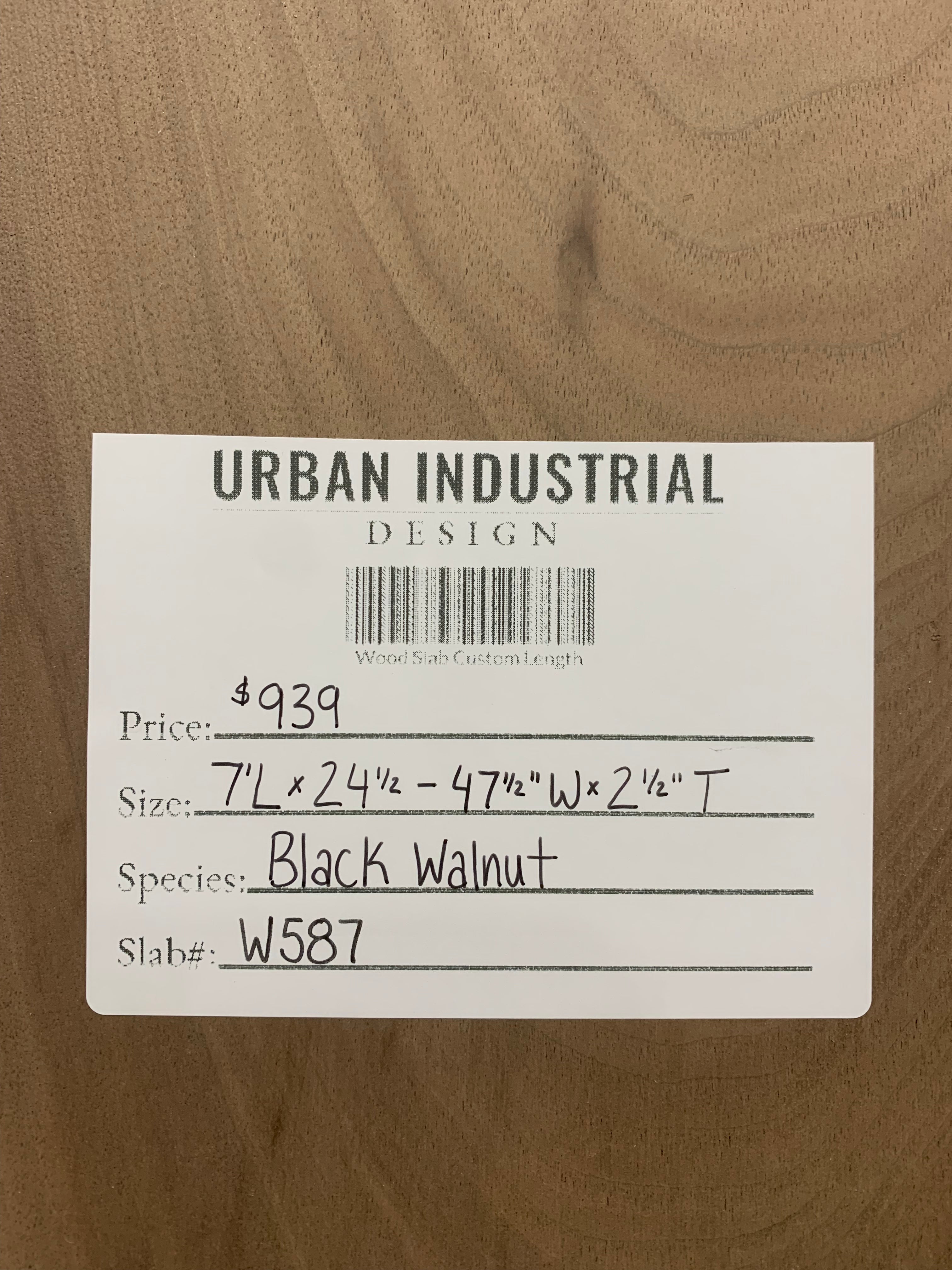Black Walnut Slab | W587
